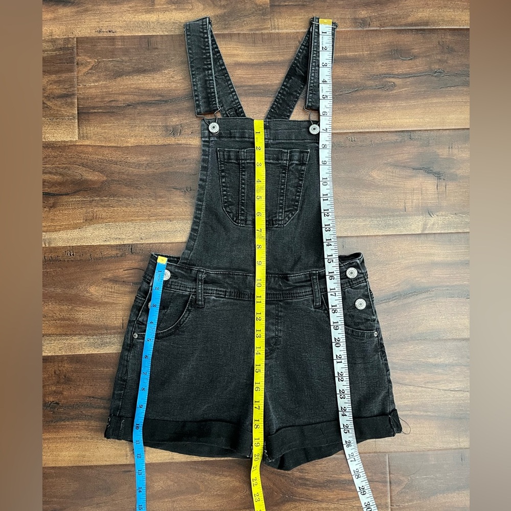 Wallflower Black Shorts Overalls - Picture 6 of 9